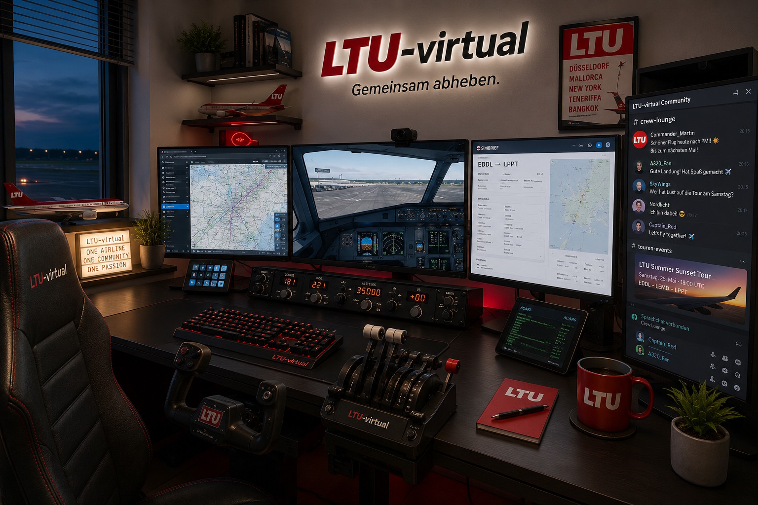 LTU-virtual heute